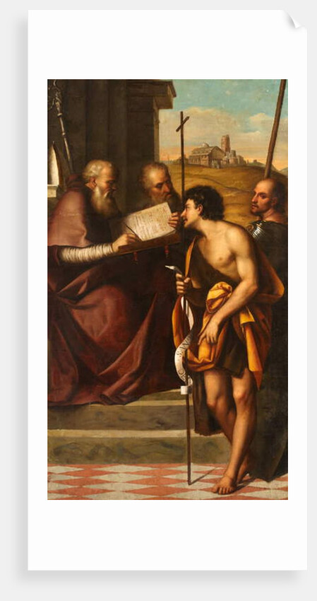 St John the Baptist, St John Chrysostom, St John the Evangelist and St Theodore by Sebastiano del (c.1485-1547) (after) Piombo