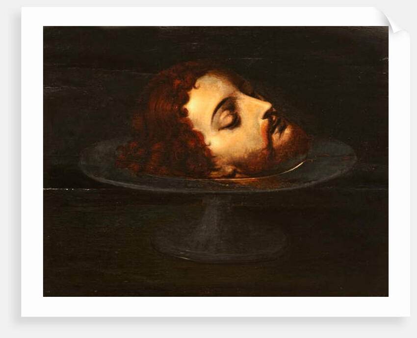 The Head of St John the Baptist on a Charger by Italian School