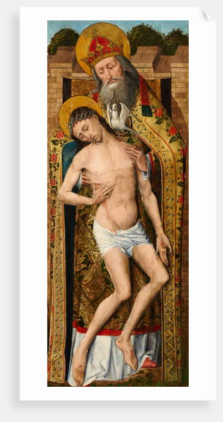 Holy Trinity, exterior panel of the Weston Triptych, c.1480 by Rogier van der (school of) Weyden