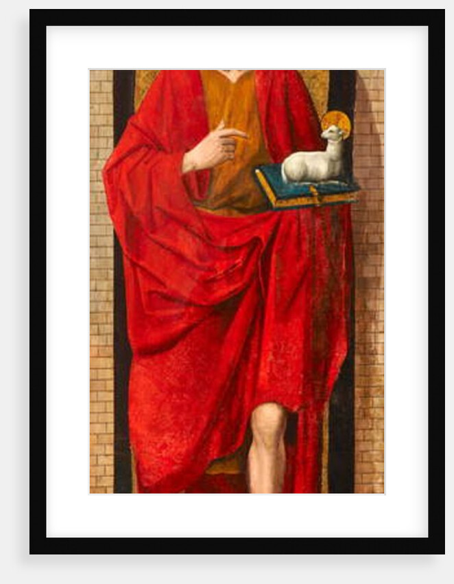 St. John the Baptist, exterior panel of the Weston Triptych, c.1480 by Rogier van der Weyden