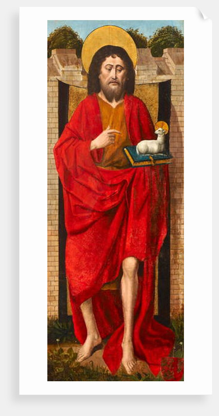 St. John the Baptist, exterior panel of the Weston Triptych, c.1480 by Rogier van der Weyden