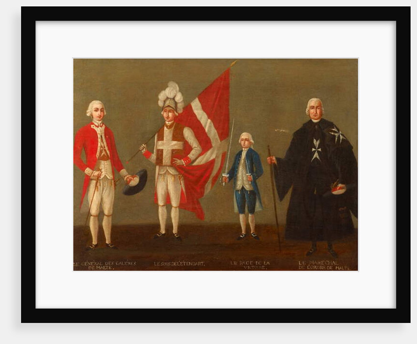 Dignitaries of the Order of St. John with Page of the Victory, c.1789-96 by Antoine de Favray