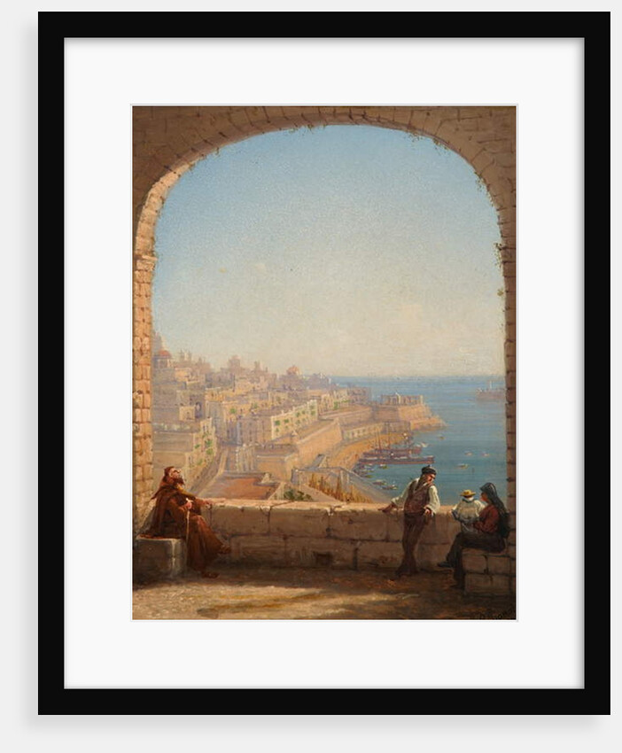 Fort St Elmo, Valletta, 1887 by Giancinto Gianni