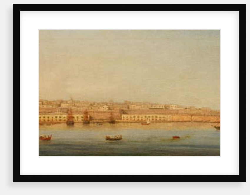 Grand Harbour, Valletta, 1869 by Giancinto Gianni