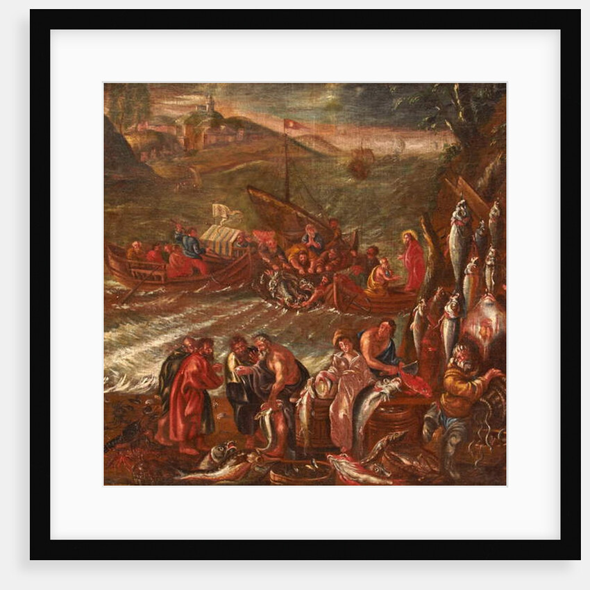 The Miracle of Galilee, the Great Catch of Fish by Italian School