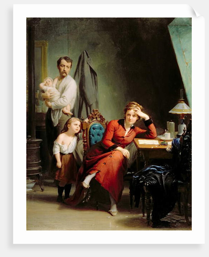 The Poetess by Fritz Zuber-Buhler