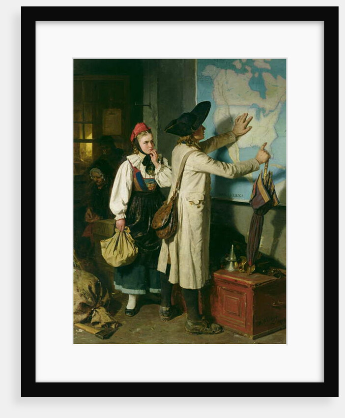 The Emigrants by Berthold Woltze