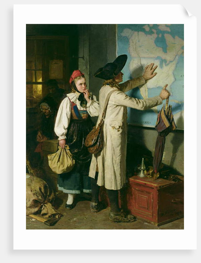The Emigrants by Berthold Woltze