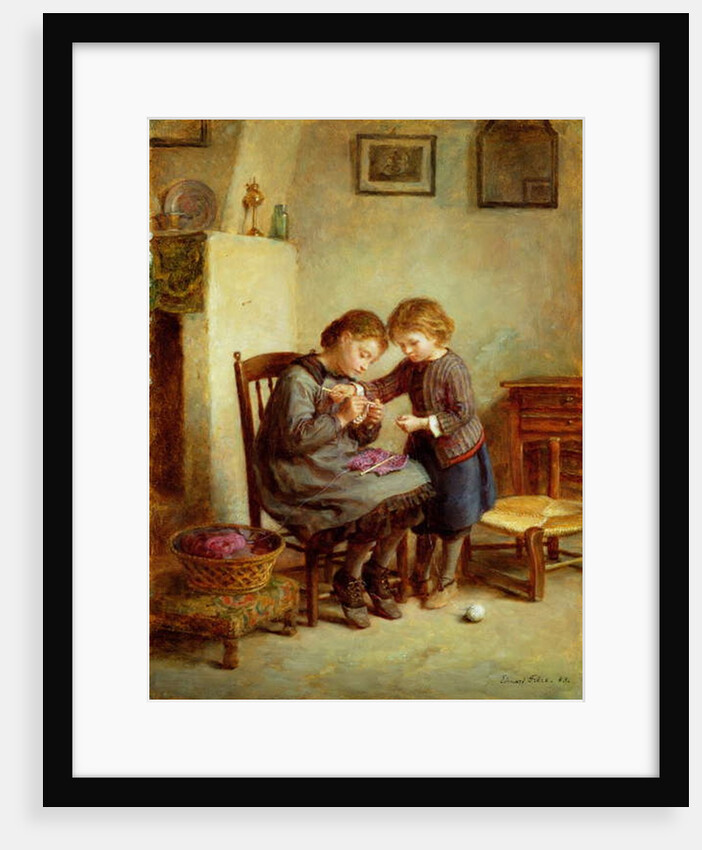 La Tricoteuse by Pierre Edouard Frere