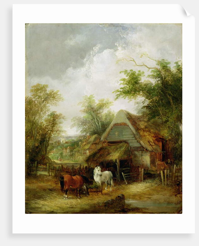Farmyard Scene by William Snr. Shayer