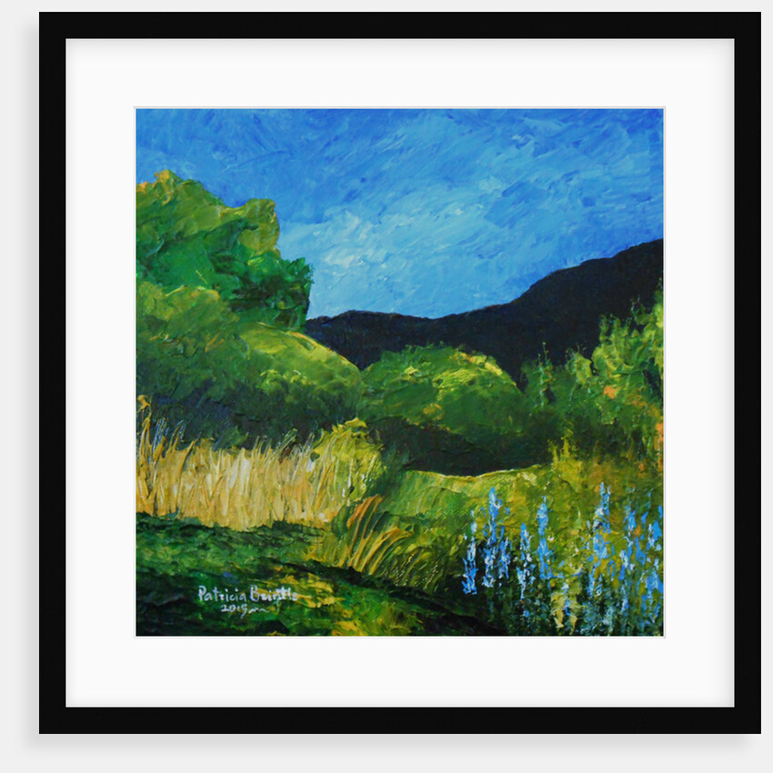Blue Lupines, 2015 by Patricia Brintle