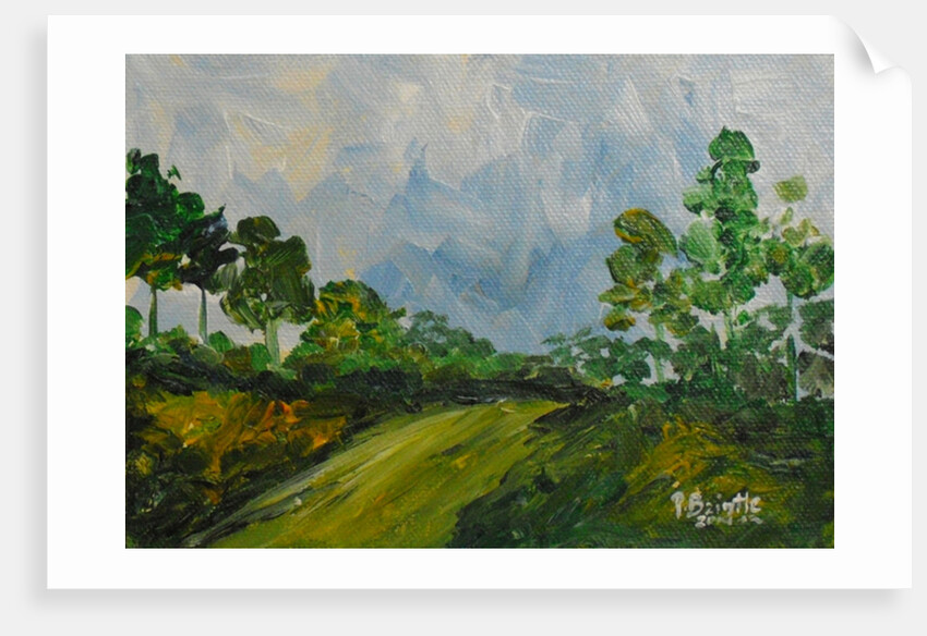Down the hill, 2014 by Patricia Brintle