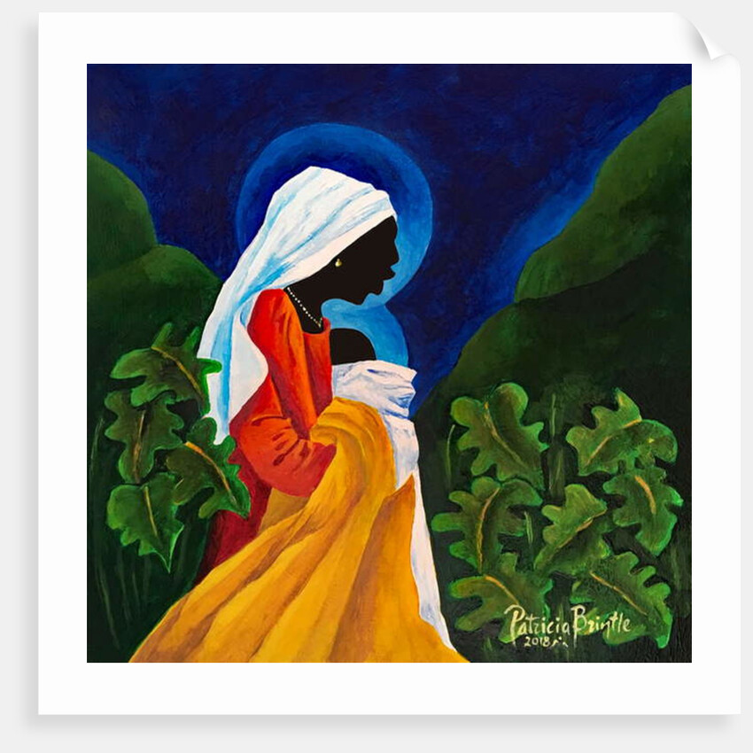Madonna and Child - Gentle Song, 2018 by Patricia Brintle