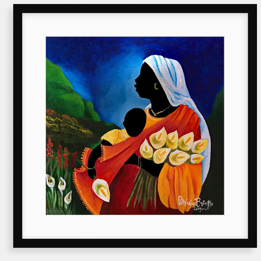 Madonna and child - Tenderness, 2019 by Patricia Brintle