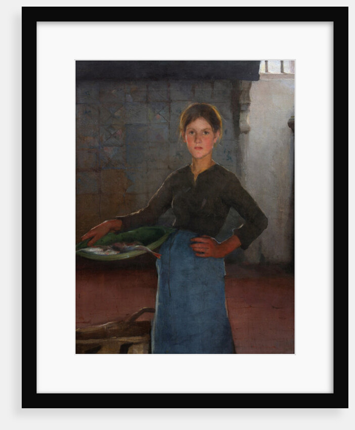 A Zandvoort Fishergirl, 1884 by Elizabeth Adela Stanhope Forbes