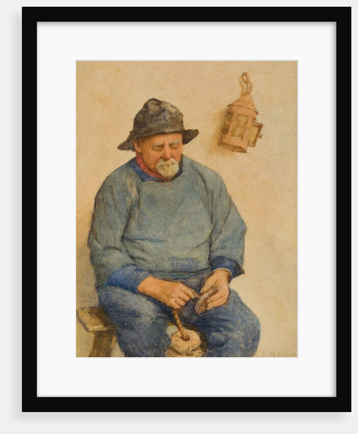Fisherman with Corks by Frederick James McNamara Evans