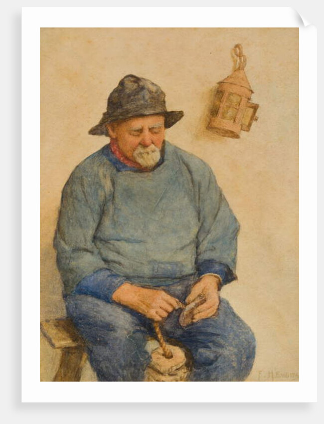 Fisherman with Corks by Frederick James McNamara Evans