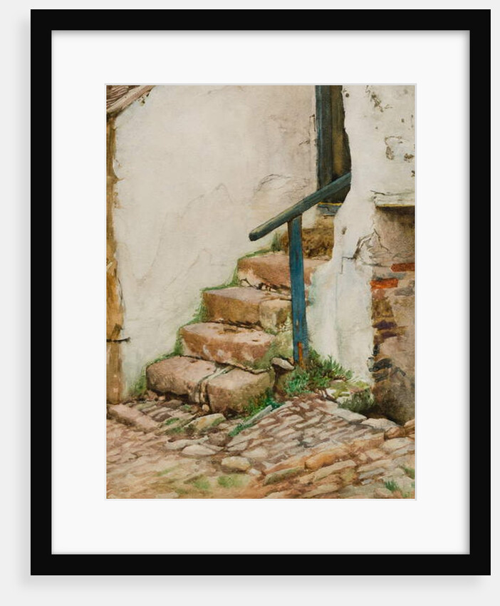 The Cottage Steps by Walter Langley