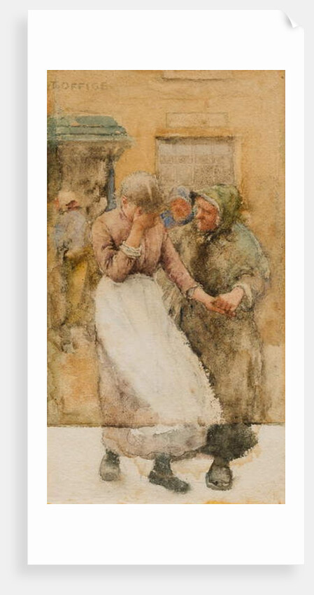 Study for 'Among the Missing', c.1894 by Walter Langley