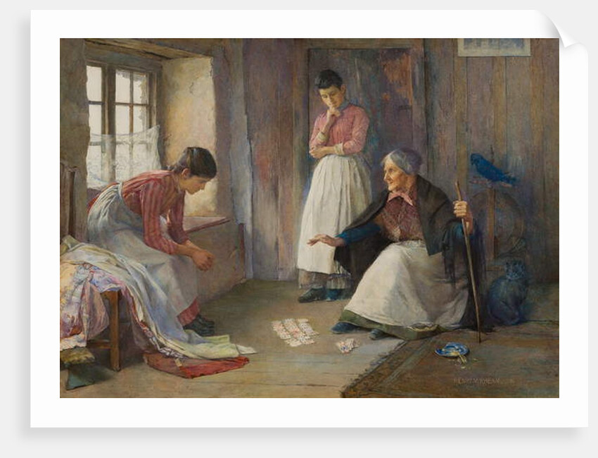 The Fortune Teller, 1891 by Henry Meynell Rheam