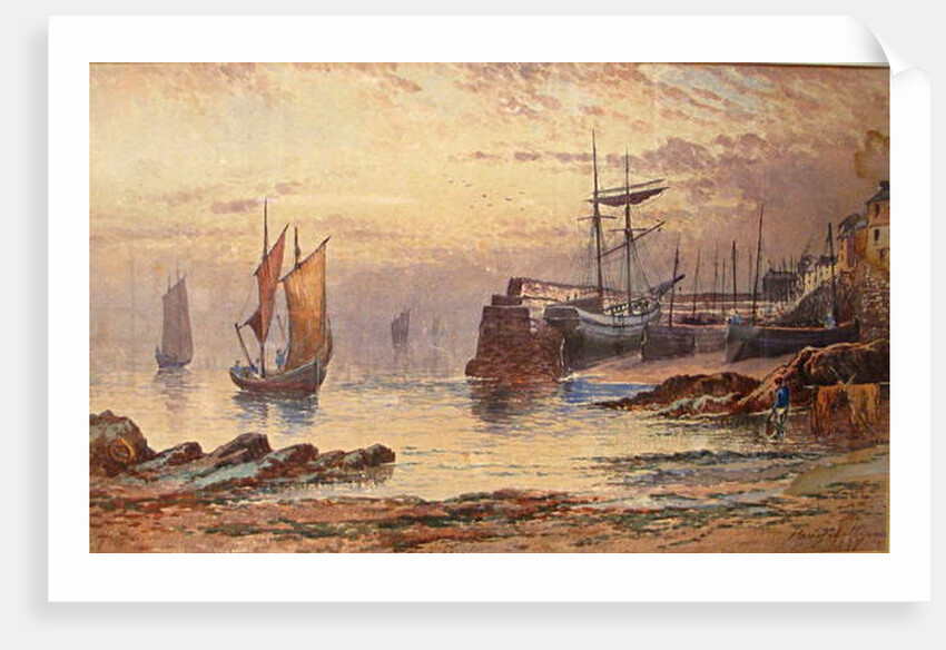 Old Quay, Newlyn, 1887 by Henry John Williams