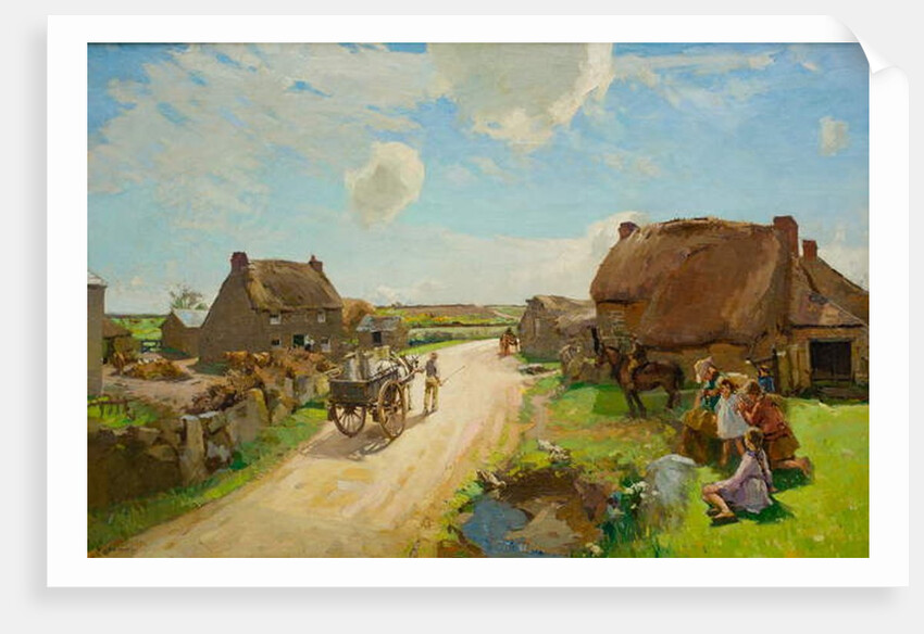 The Milk Cart, c.1920 by Frank Gascoigne Heath
