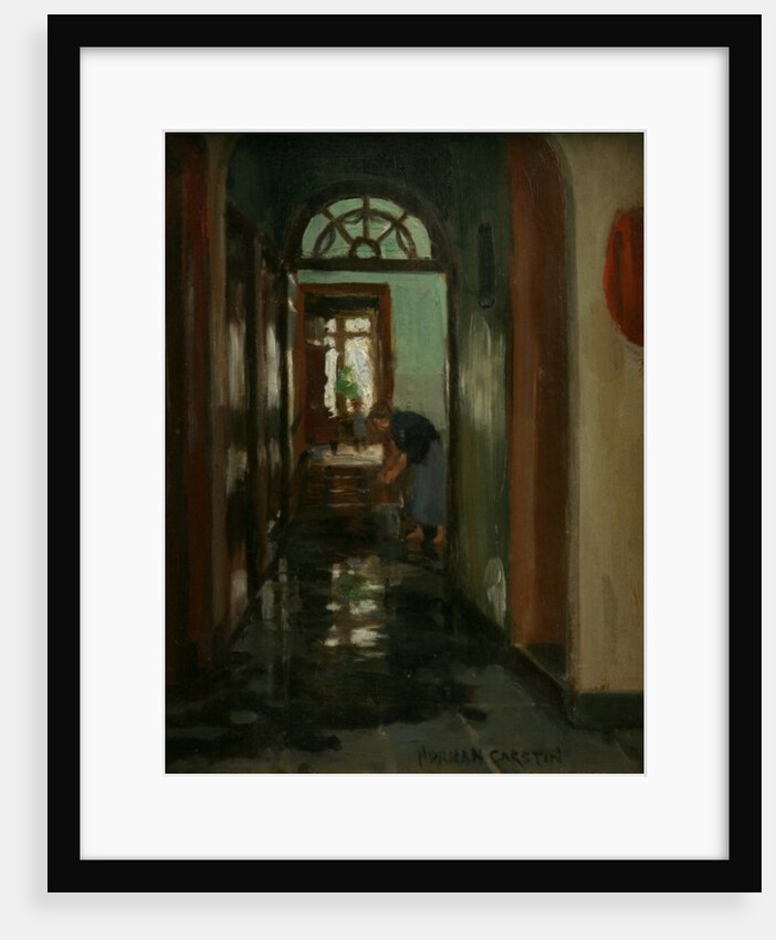 Saturday - An interior view of Garstin's home by Norman Garstin