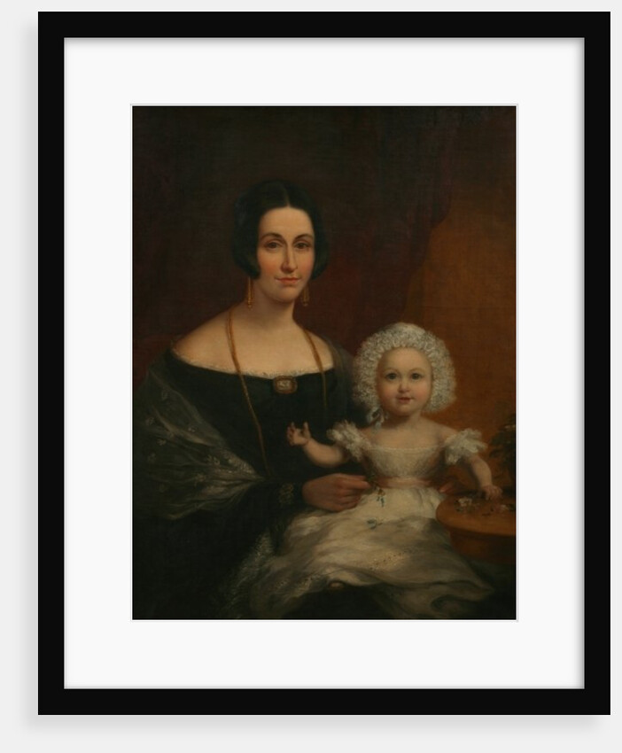 Mrs John Batten and Child by Richard Thomas Pentreath