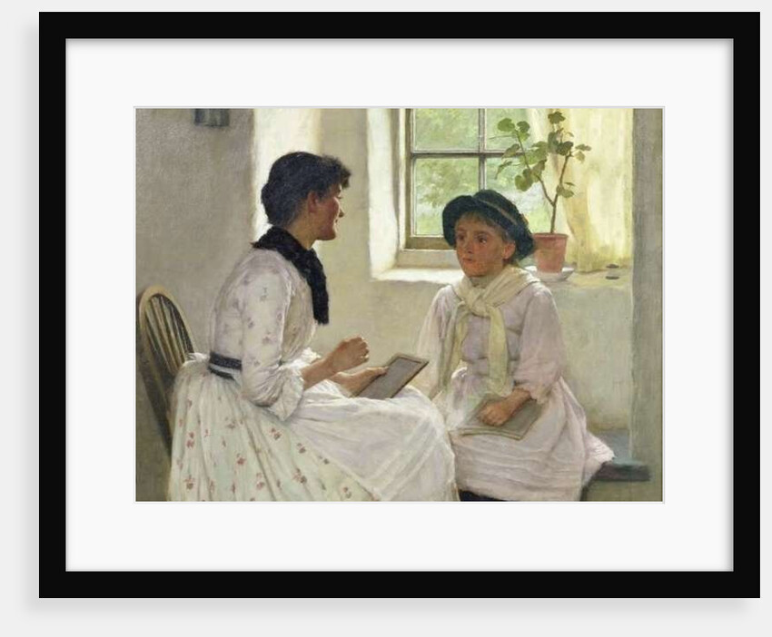 The Lesson, 1889 by Edwin Harris