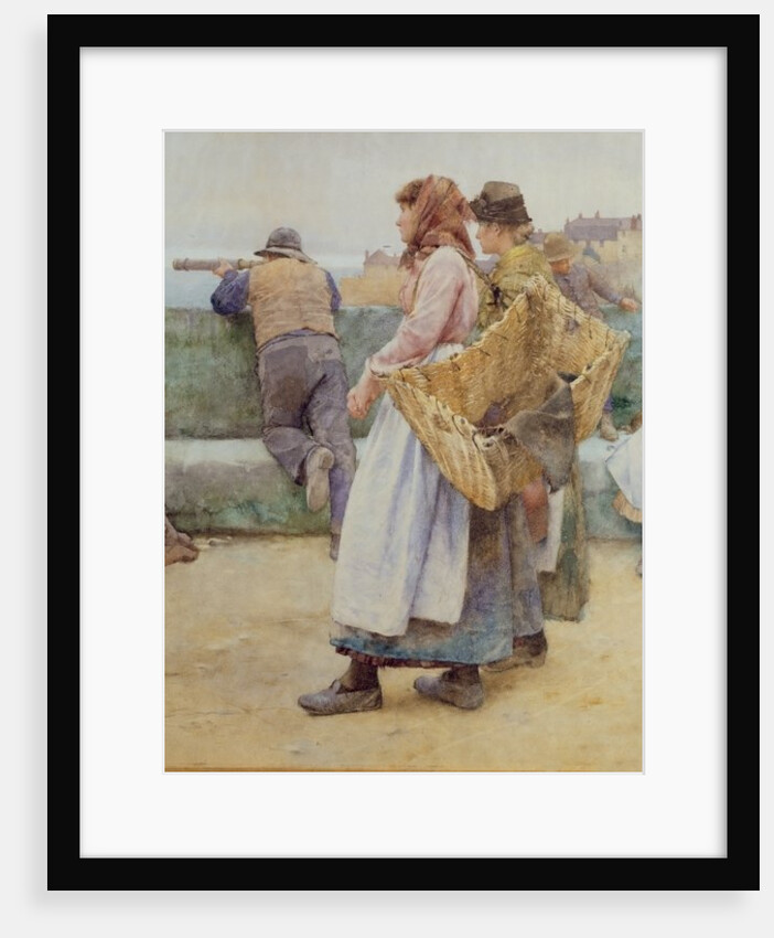 In a Cornish Fishing Village: Departure of the Fleet for the North by Walter Langley