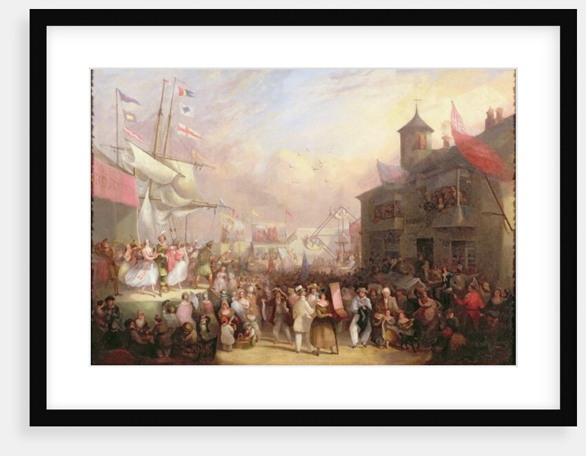 Quay Fair, 1850 by John Grenfell Moyle