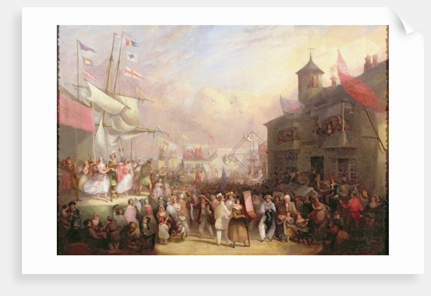 Quay Fair, 1850 by John Grenfell Moyle