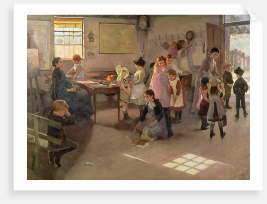 School is Out, 1889 by Elizabeth Adela Stanhope Forbes