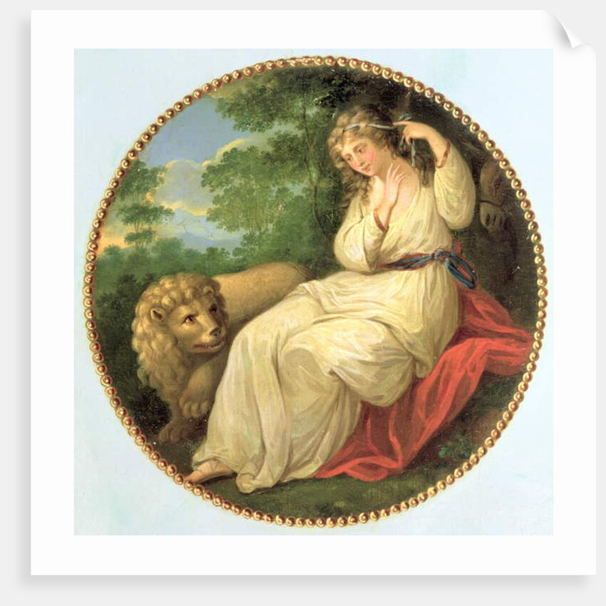 Una and the Lion by George Brookshaw