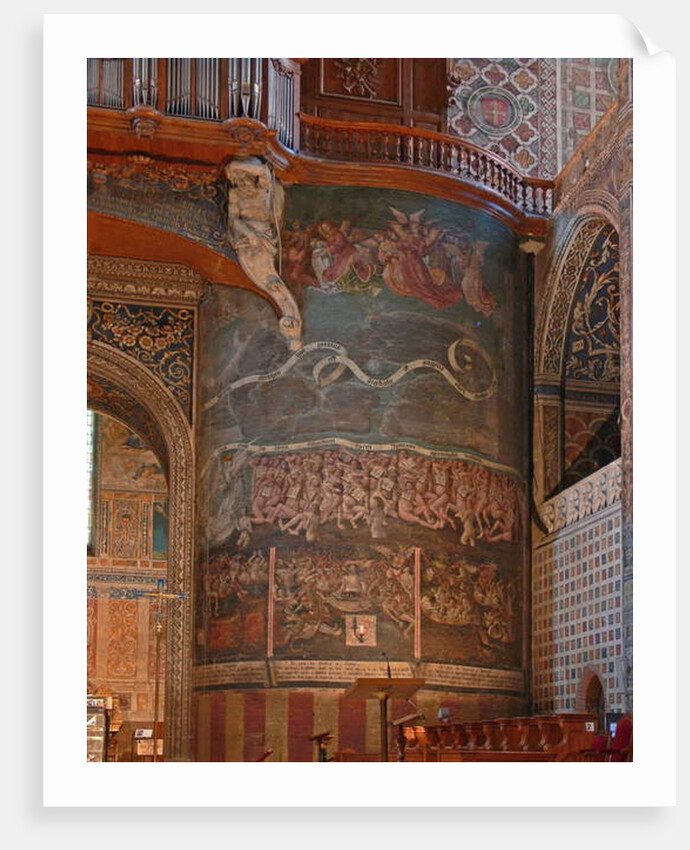 Depicting the Last Judgement by French School