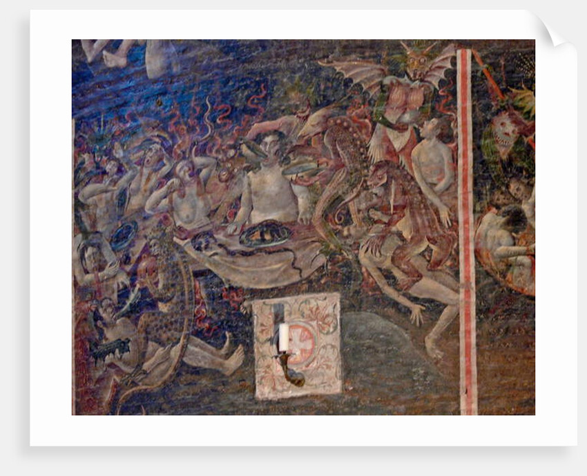 Depicting part of the Last Judgement by French School