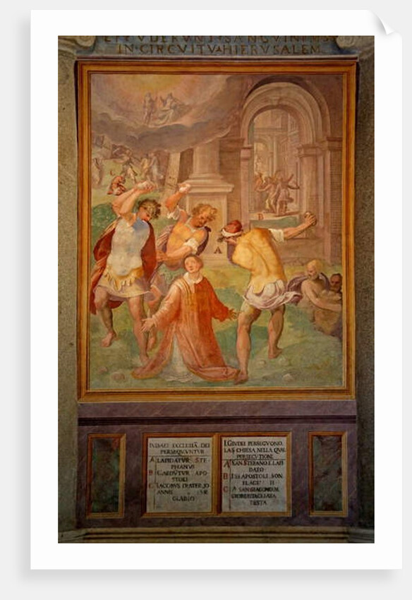 The Martyrdom of St Stephen by Cristoforo & Tempesta Antonio Roncalli