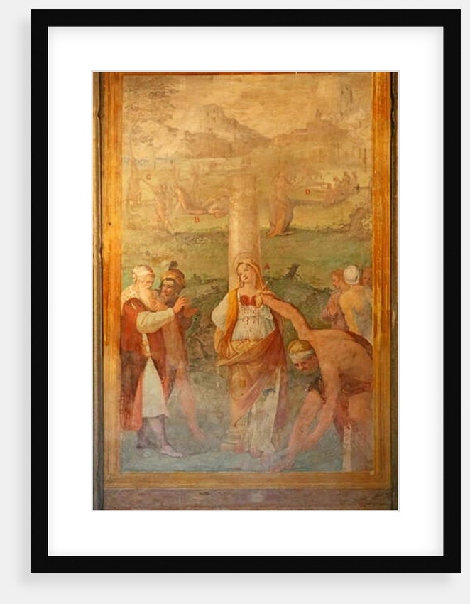 Martyrdom of a female saint by Cristoforo & Tempesta Antonio Roncalli