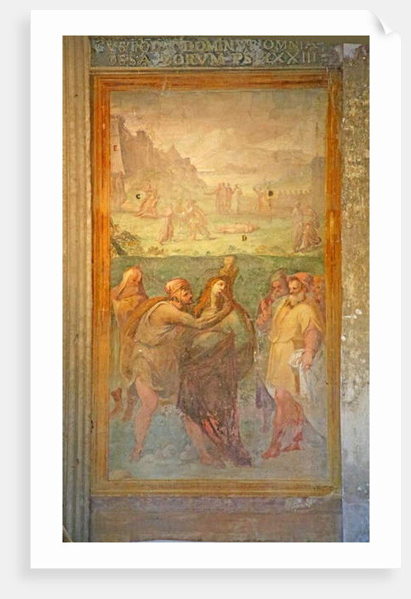 Martyrdom of a female saint by Cristoforo & Tempesta Antonio (1555-1630) Roncalli