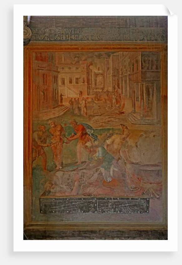 Martyrdom and mutilation of various saints by Cristoforo & Tempesta Antonio (1555-1630) Roncalli