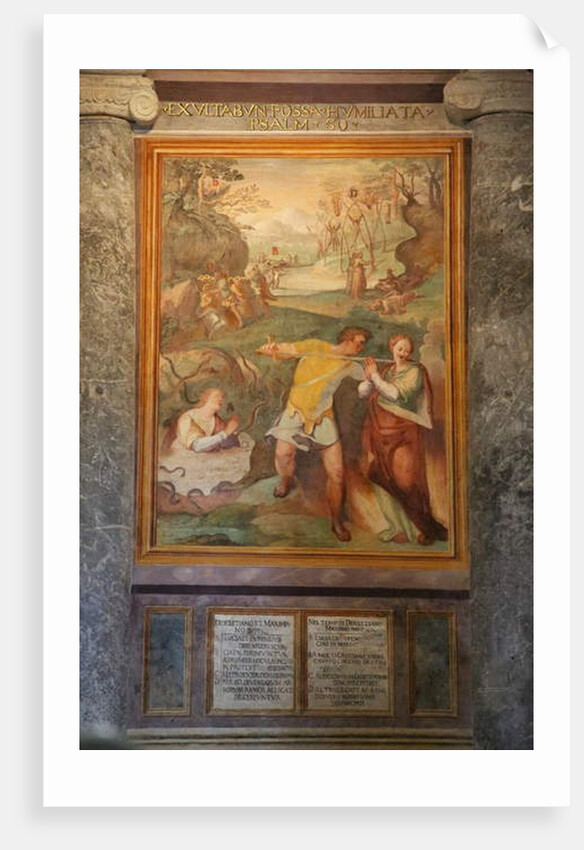 Martyrdom of St Lucy and St Euphemia of other saints by Cristoforo & Tempesta Antonio Roncalli