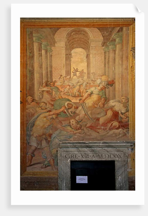 Martyrdom of numerous saints by Cristoforo & Tempesta Antonio (1555-1630) Roncalli