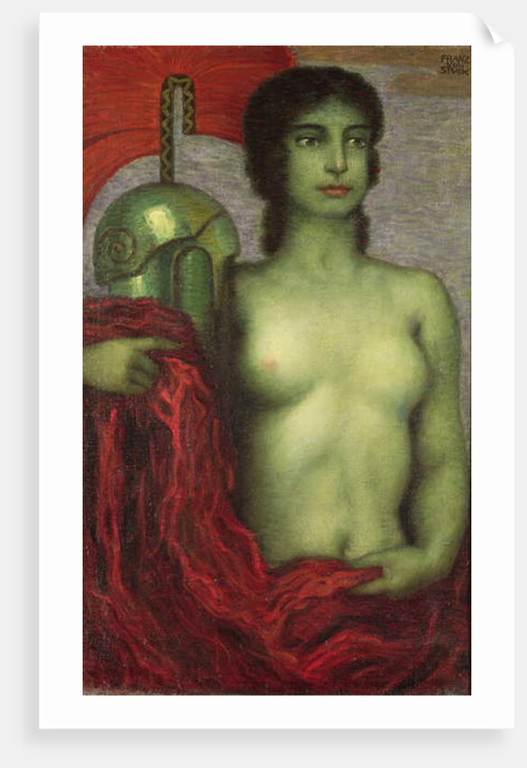 Athena, c.1923 by Franz von Stuck