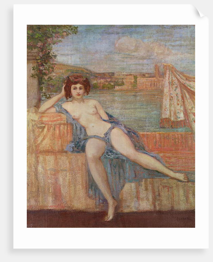 Nymph by Harbour by Charles Edward Conder