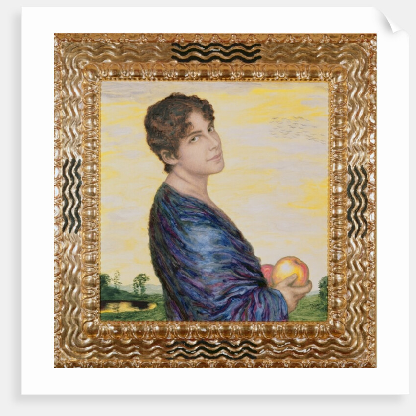 Woman holding an Apple, c.1916 by Franz von Stuck