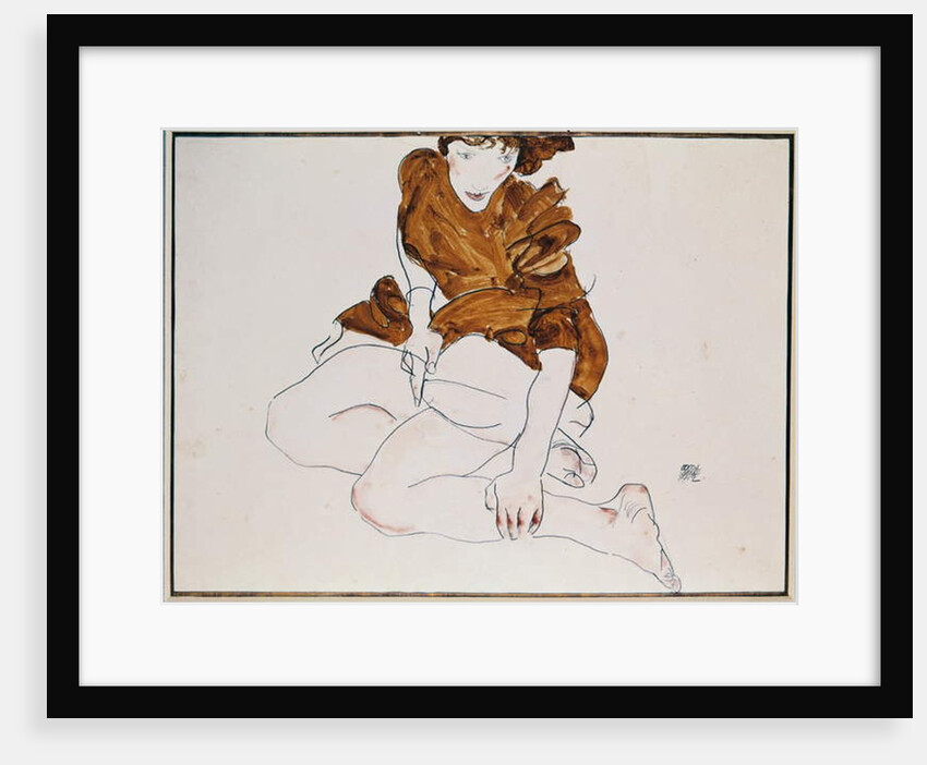 Seated Woman, 1912 by Egon Schiele