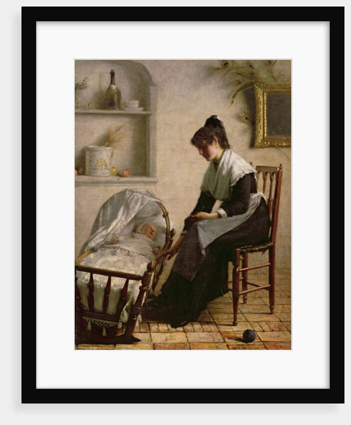 Young mother from Arles by Henri Bouchet-Doumeng
