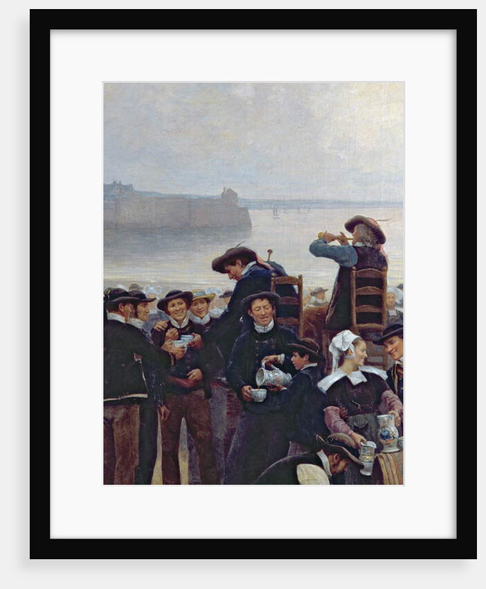 The Pardon in Brittany by Theophile Louis Deyrolle