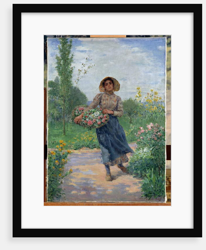 Picking flowers, 1897 by Albert Lambert