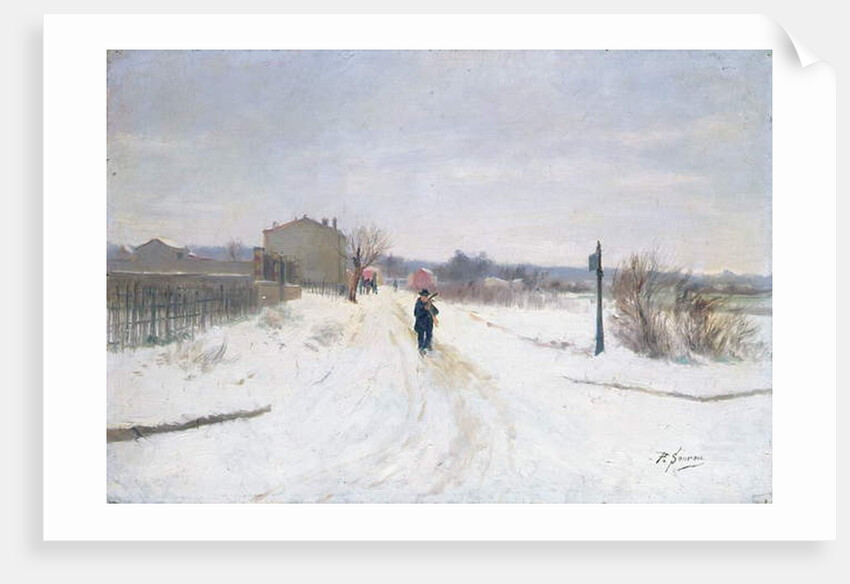 Snowy landscape by Paul Sourou